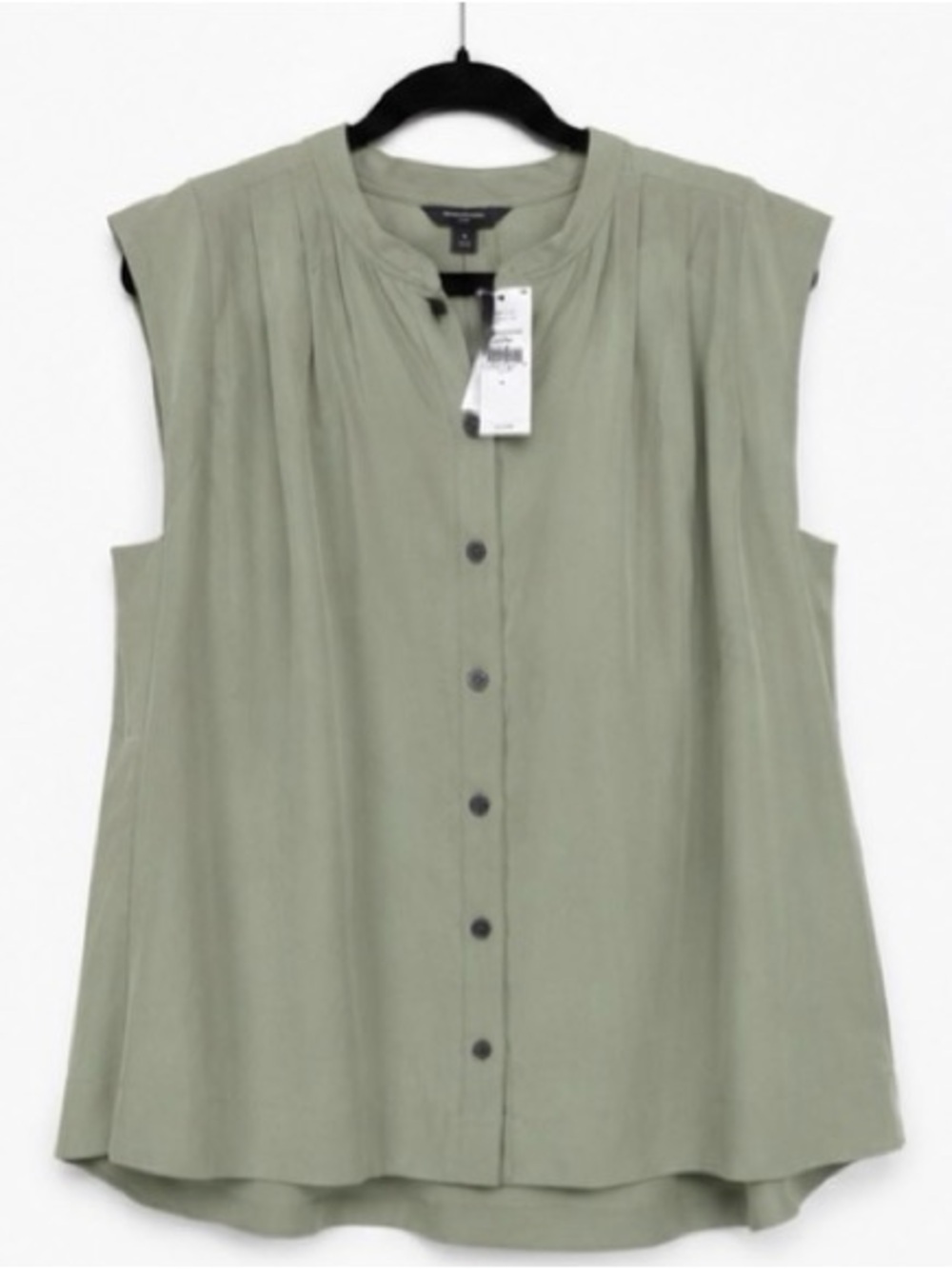 Banana Republic Sleeveless Button-Front Top